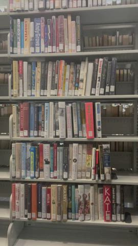 More jerking off in library - free porn video