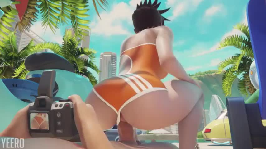 Making a sex tape with Tracer (Yeero) [Overwatch] - free porn video