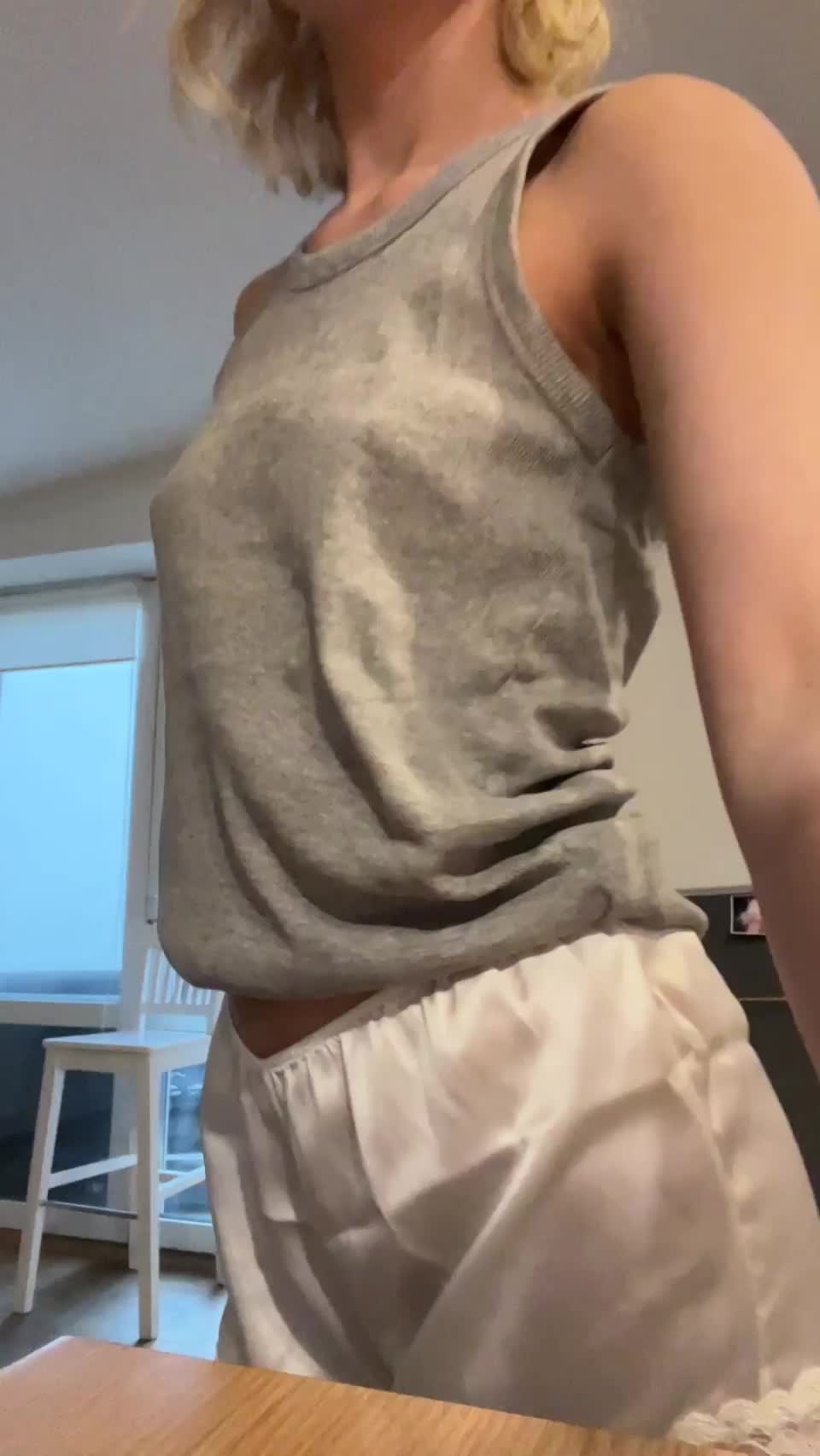 If you’re not having a good day, I hope my pale body will make it better 😇🤍 - free porn video