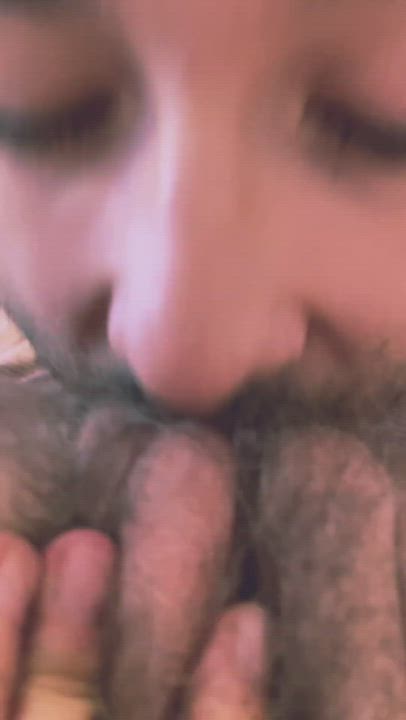 Have you ever licked a hairy pussy like this? - free porn video