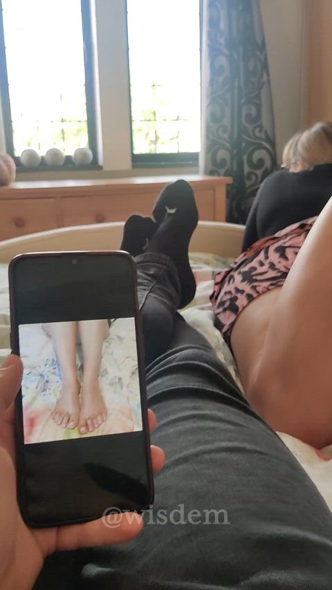 Would you say no to a handjob/footjob combo, even if you don't have a foot fetish? 👀 - free porn video