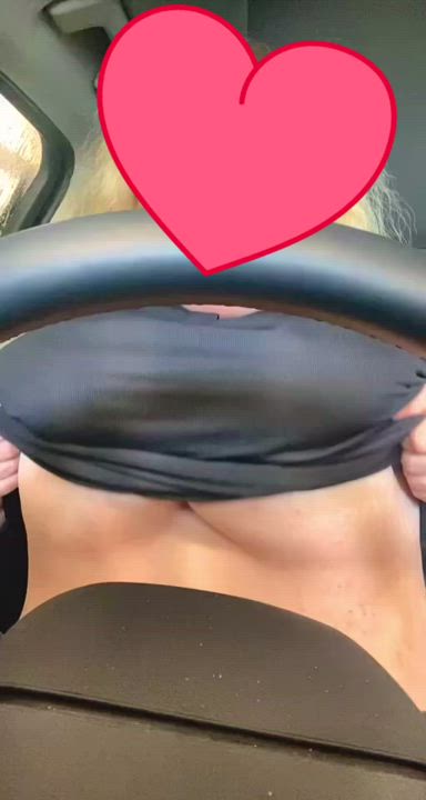 Did my first titty drop in the car wash today - free porn video