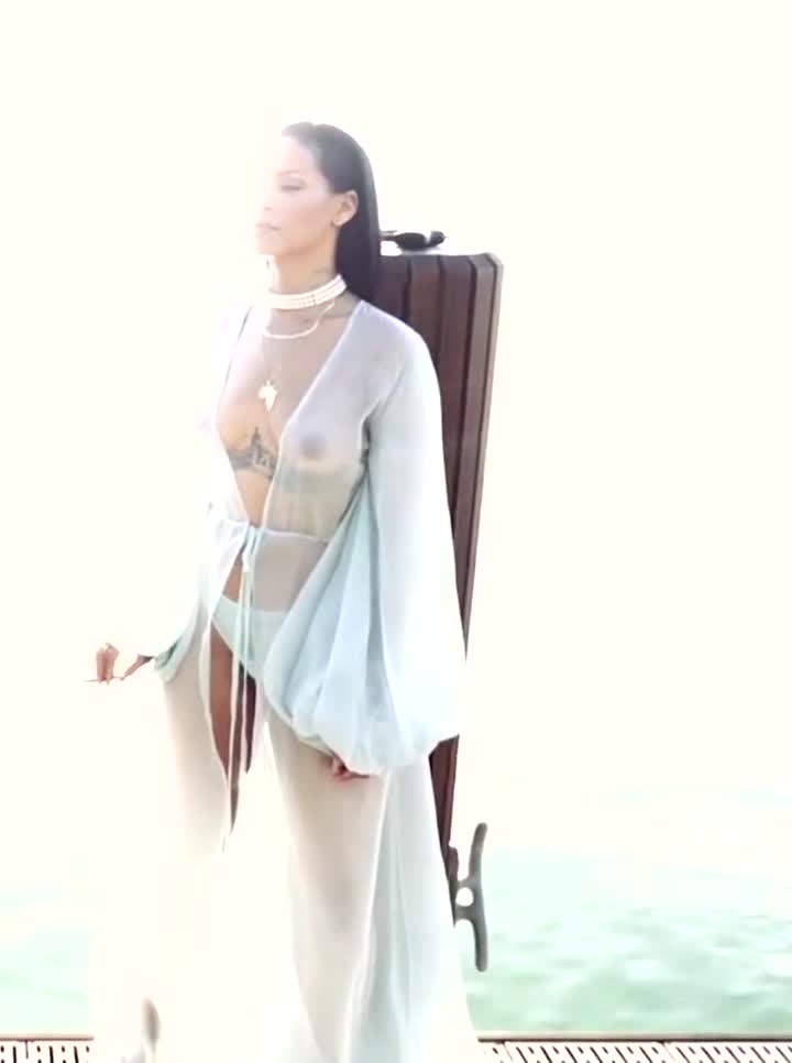 Rihanna in honor of Super Bowl LVII - free porn video
