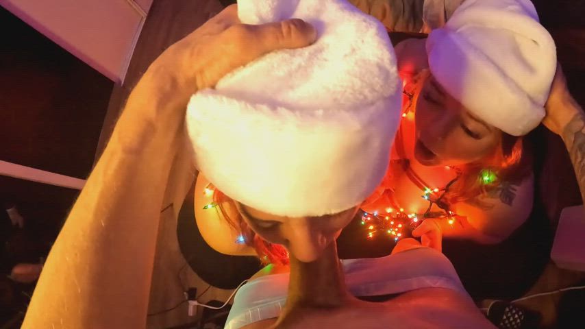 Merry Christmas from us to you [OC] - free porn video