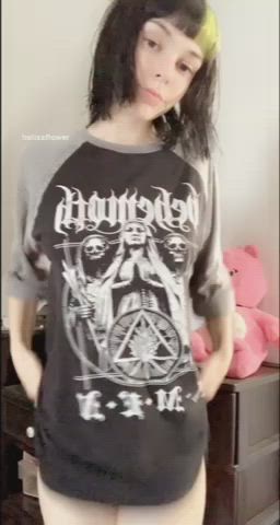 who needs a petite goth gf? 🖤 - free porn video