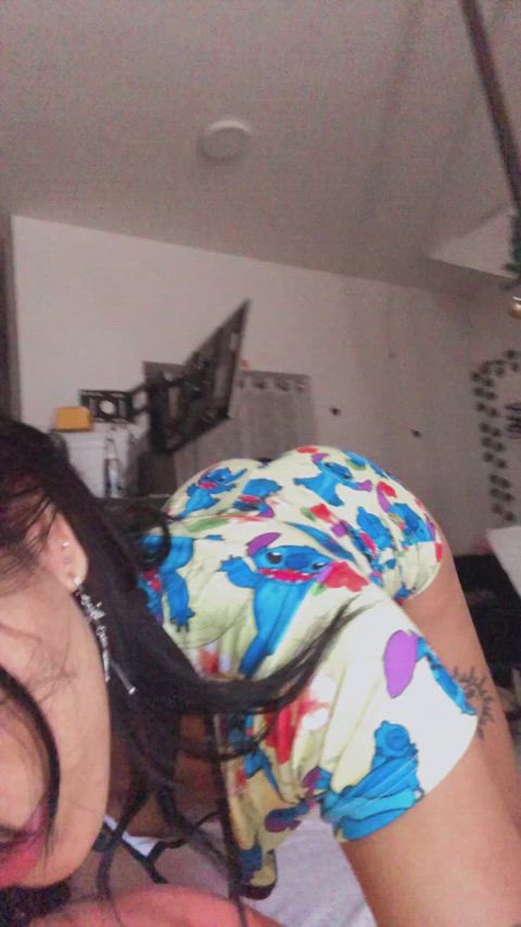 Brave enough to come and play with Stitch on this Christmas! - free porn video