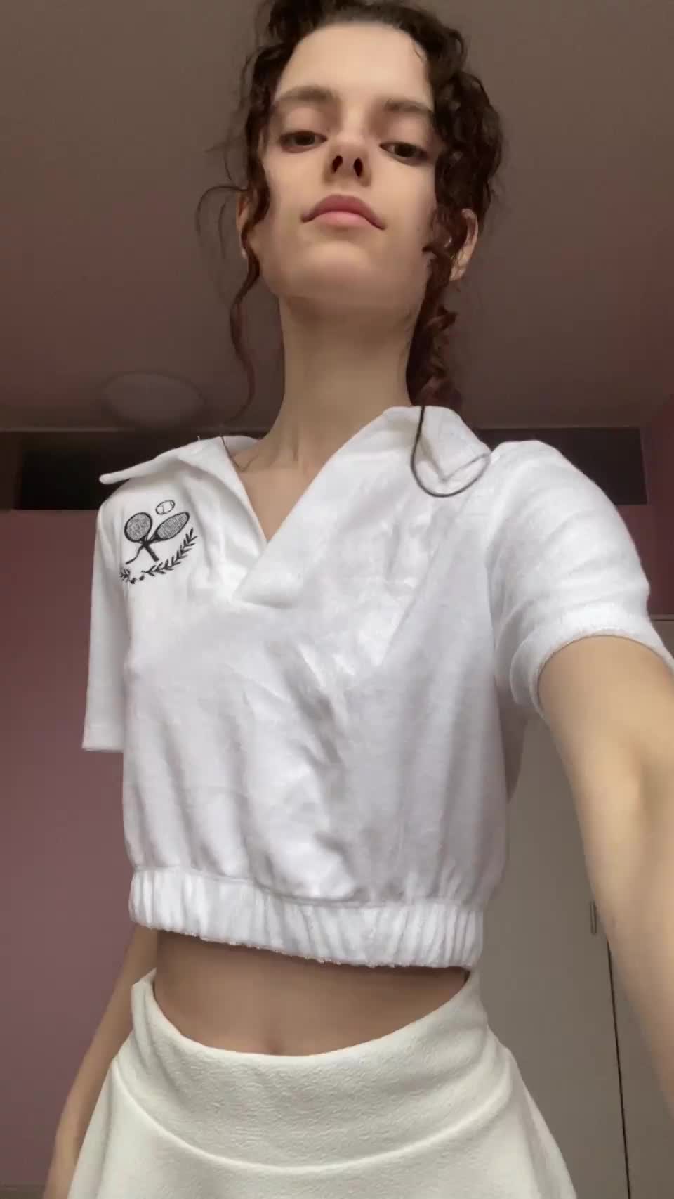My sweet nipples should be in your mouth right now - free porn video