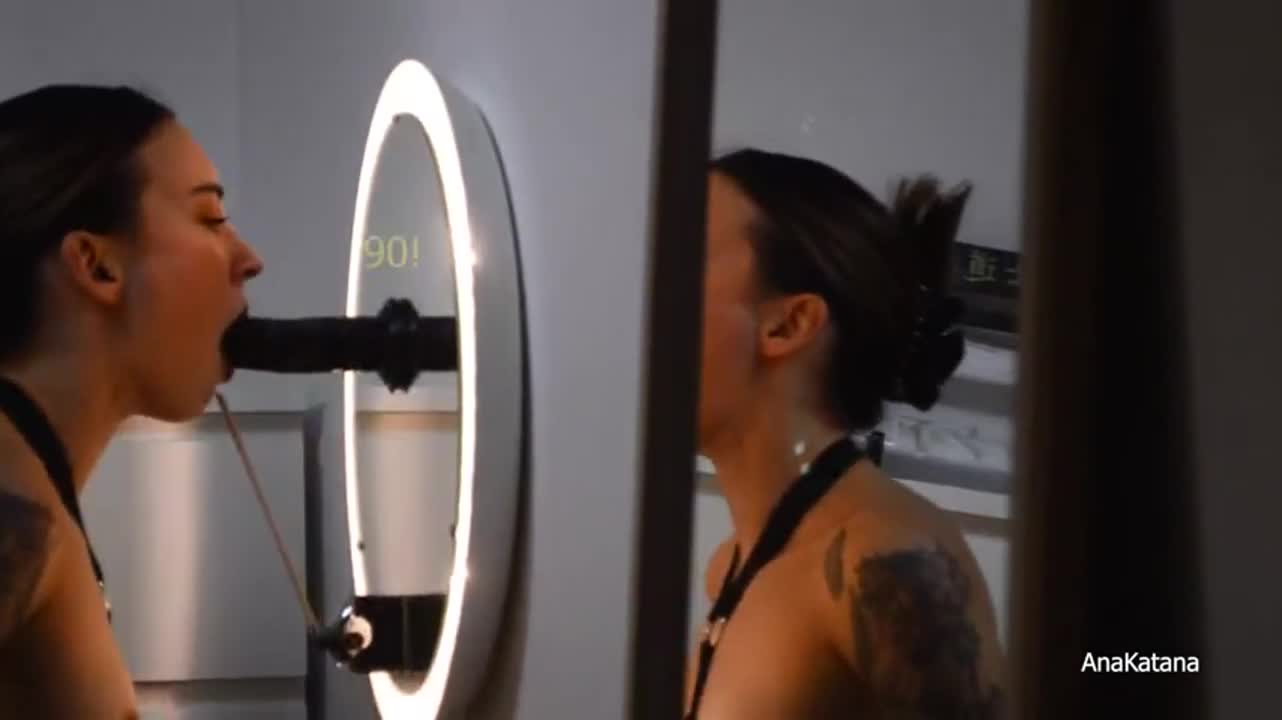 Practicing my deepthroat while my boyfriend is away! - free porn video