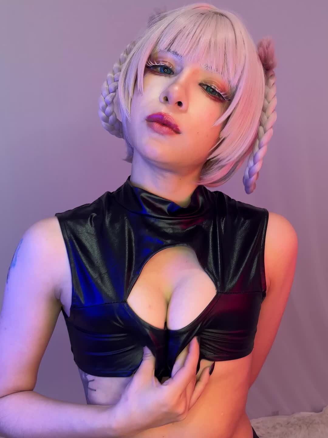 Nazuna cosplay by (Stella) from [Nier;Automata] - free porn video