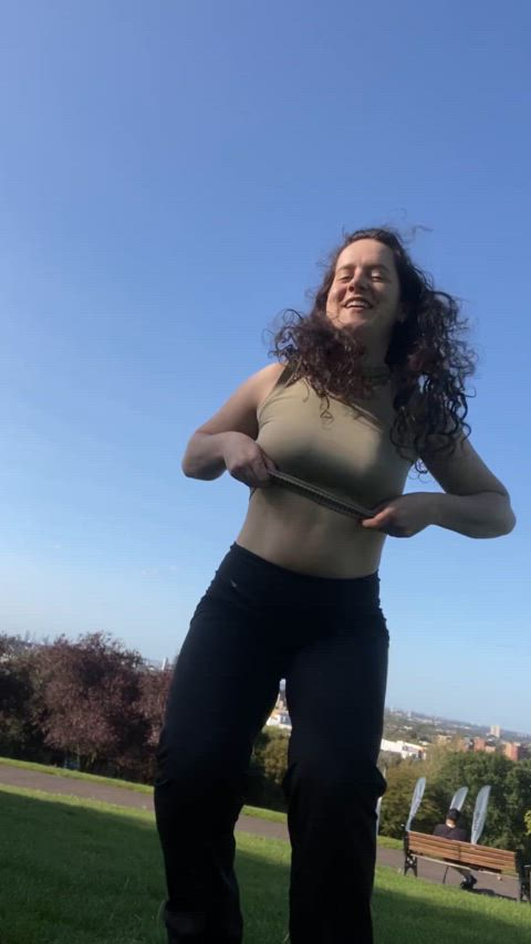 What would you do if you saw me flashing at the park? 👀 - free porn video