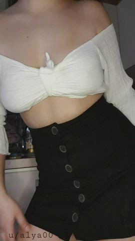 I never wear a bra in class,i hope my teacher notices it - free porn video
