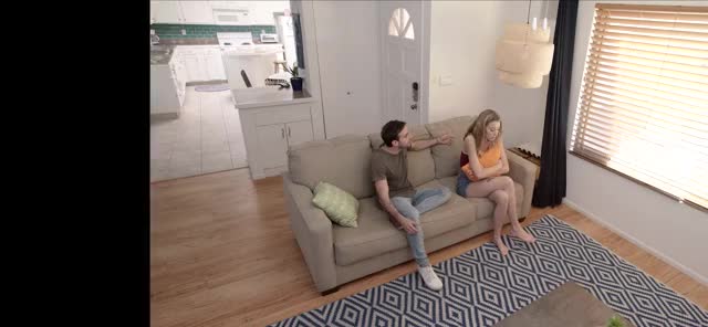 Daughter's friend Haley is vulnerable after she finds out her boyfriend cheated (Part 1 of 3) - free porn video