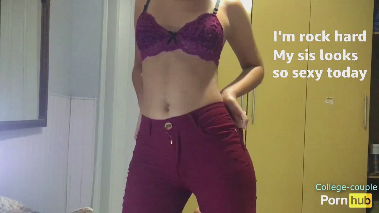 Hot stepsis teases brother - free porn video