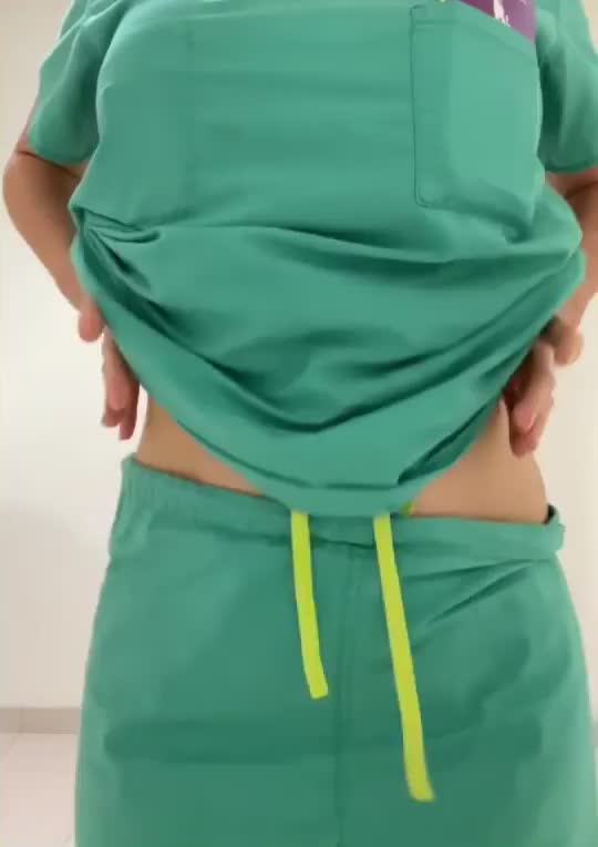 Your nurse showing you her tits - free porn video