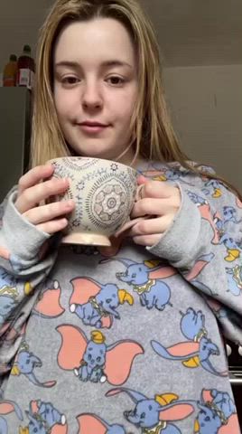 The only way to drink tea :p - free porn video