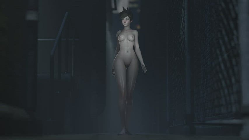 Tracer Exhibitionism (ZMSFM) [Overwatch] - free porn video