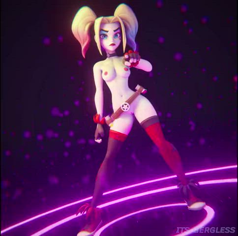 Harley Quinn's victory screen (Its-Gergless) [MultiVersus, Batman] - free porn video