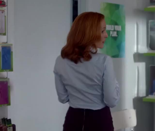 Gillan Anderson, X files - free porn video