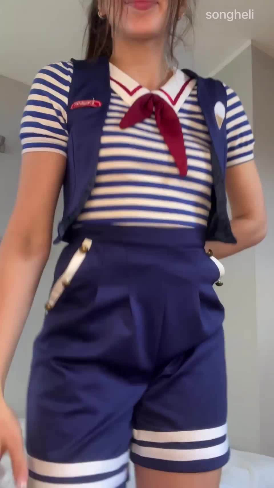 During the day I serve ice cream but later I can serve you some asshole - free porn video