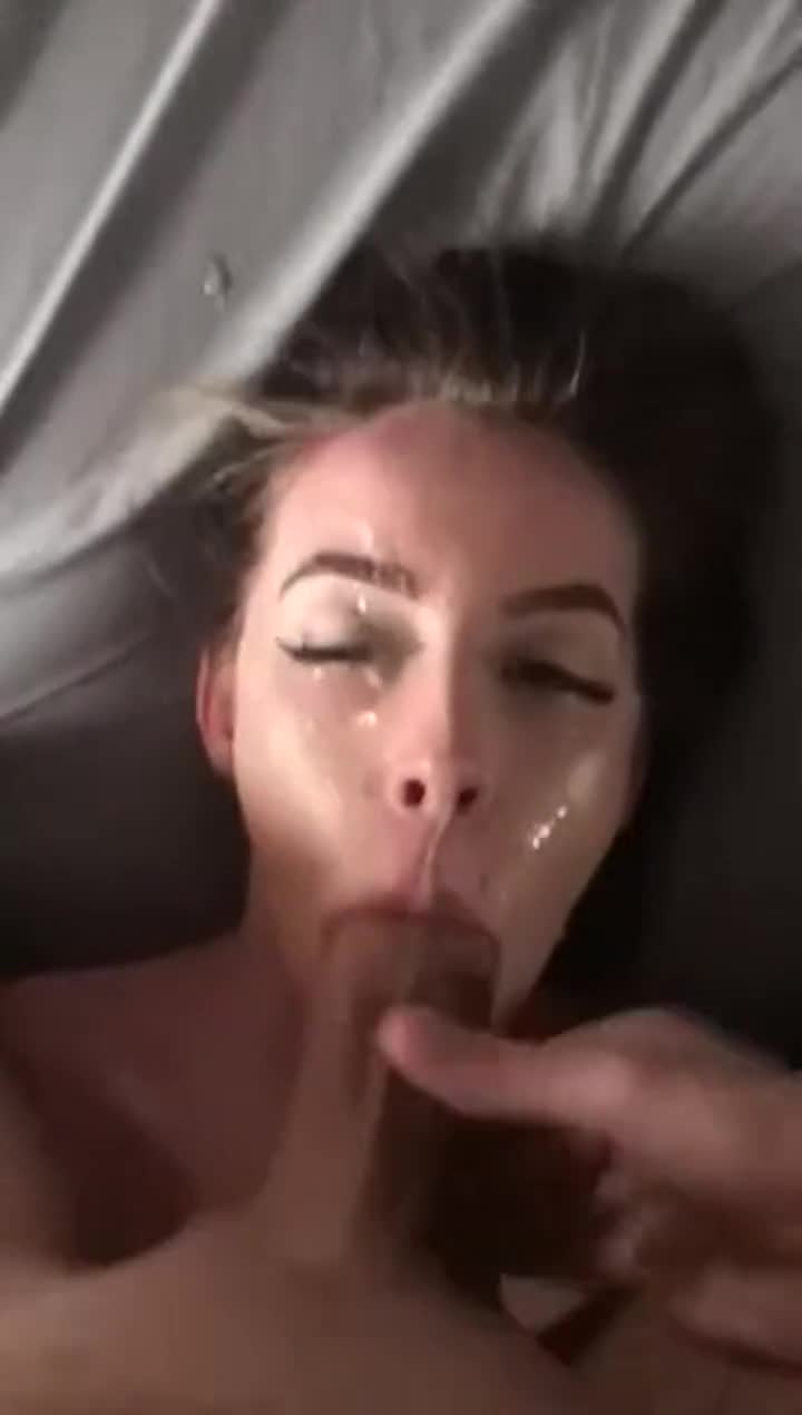 Eye shot then throatfucked - free porn video