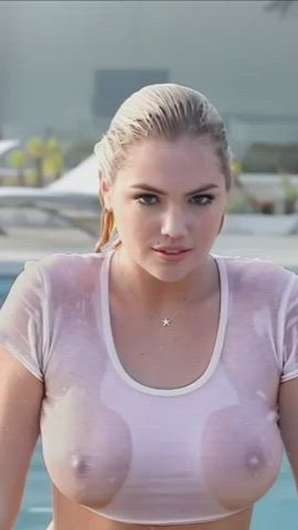 Kate Upton wet t-shirt - free porn video