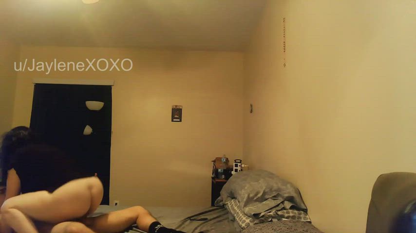 My husband called from work to listen to me fuck and suck my bull - free porn video