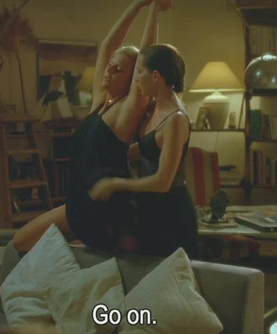 Nadia Chibani &Amp; Lise Bellynck In 'À L'aventure' - free porn video