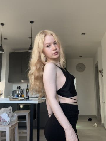 can you take off my night dress sexy blonde hair cutie girl - free porn video