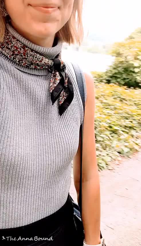 I've stopped wearing panties to work...possibly related, I've been taking a TON of walks [gif] - free porn video