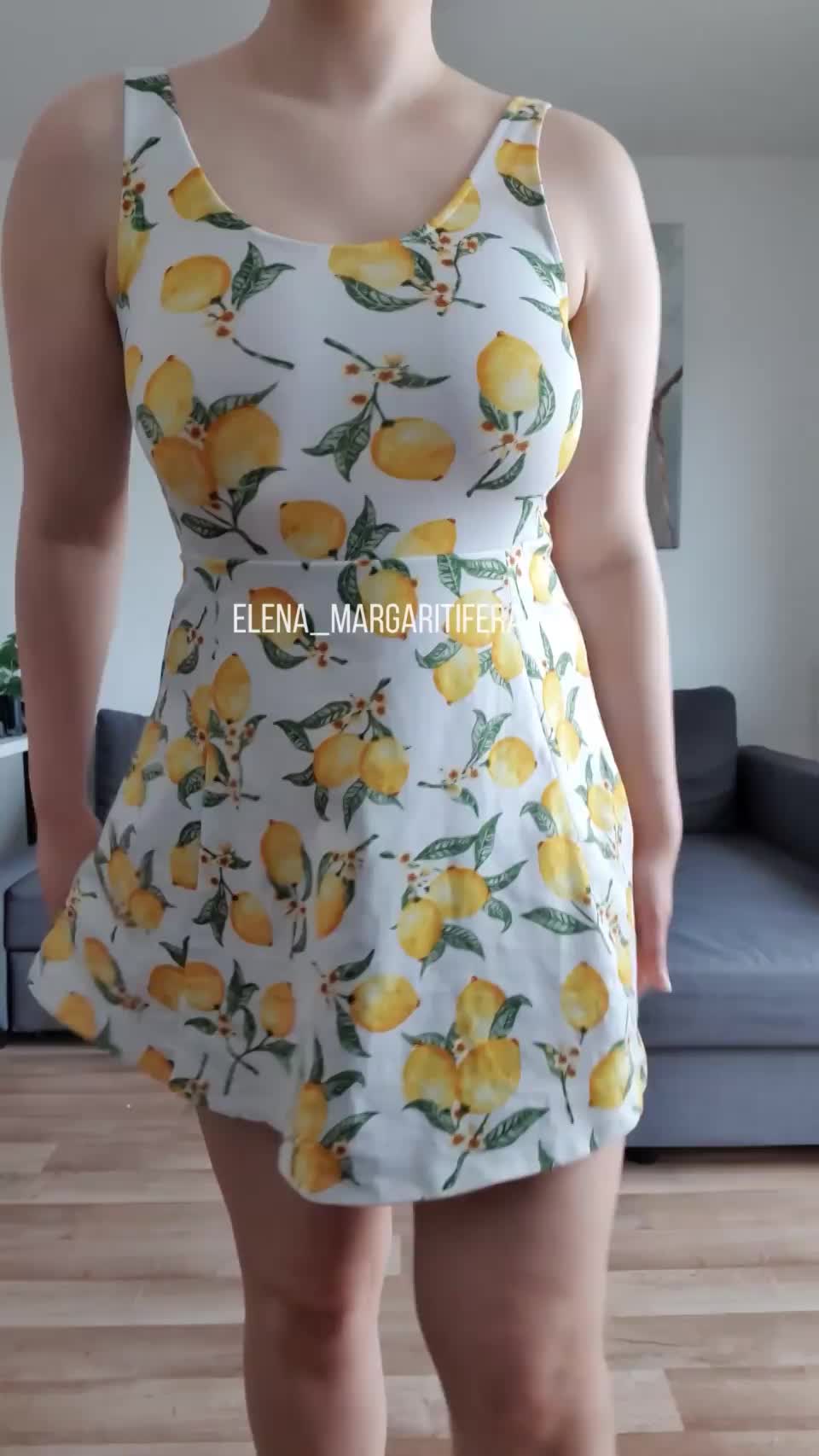 Wearing nothing under my dress means you can fuck me whenever you want - free porn video
