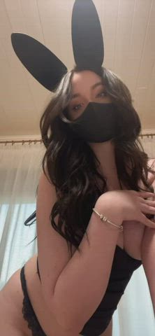 I am wondering if you guys here like my bunny ears - free porn video