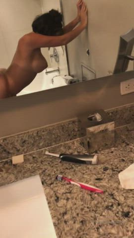 Hotel bathroom sex - free porn video