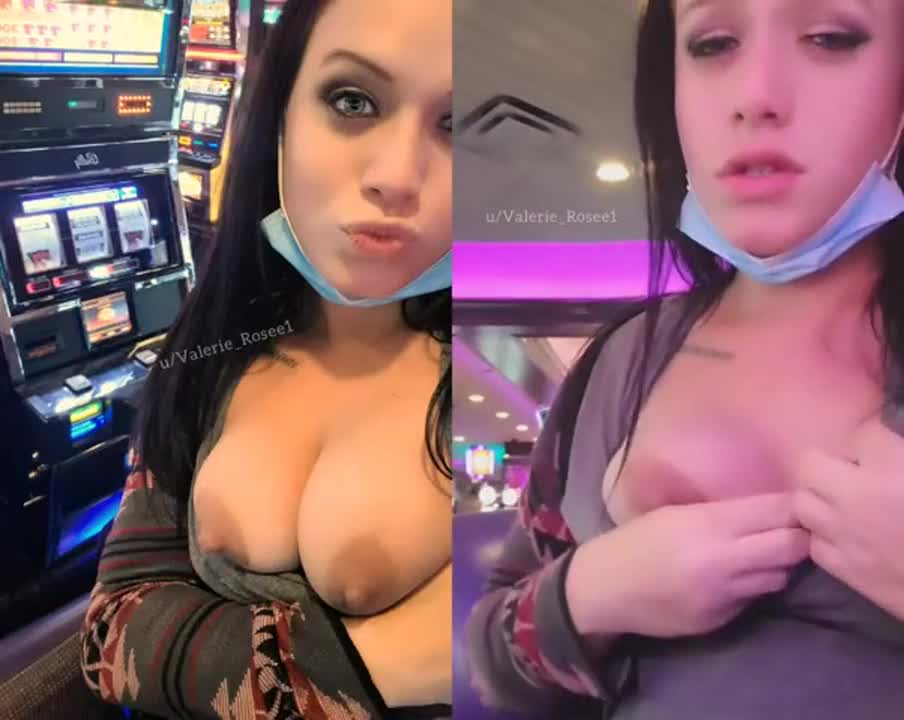 When I was pregnant & played with myself in the casino. I got kicked out not too long after lol - free porn video