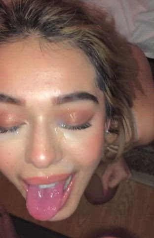 ThatL1GGirl Facial - free porn video