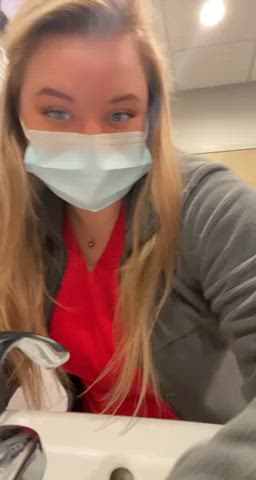 Enjoy these nurse titties @ work ❤️‍🩹 - free porn video