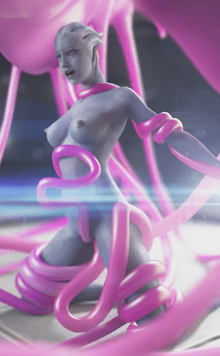 Liara T'Soni gets fucked by a Hanar (ssppp) [Mass Effect] - free porn video