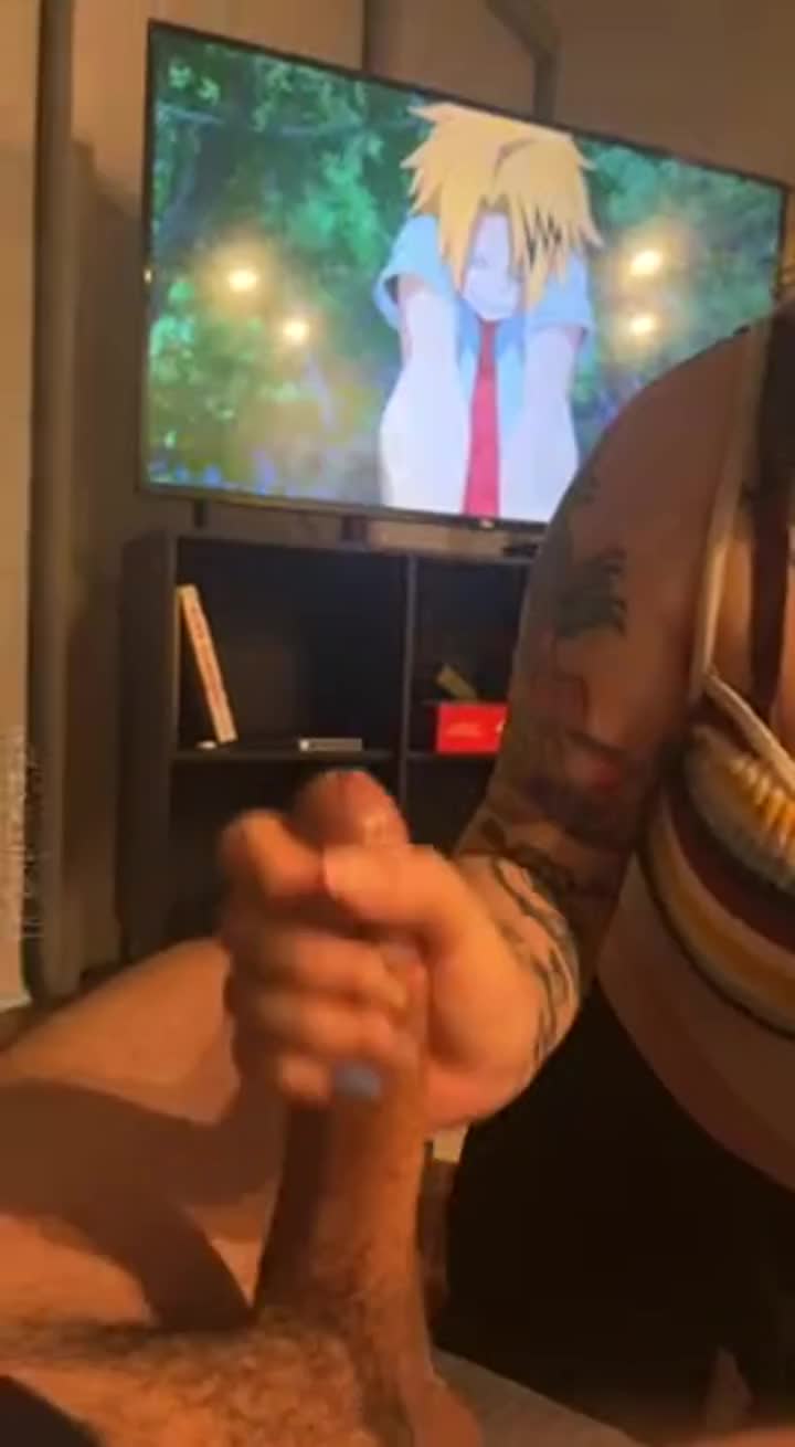 She wanted to play with my dick while we watched My Hero - free porn video