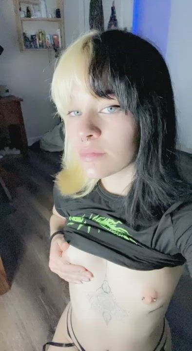 Are you bored stuck at home? Why not look at my boobs for a bit - free porn video