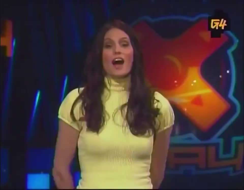 X-Play's "Gaming Goddess" Morgan Webb (2000's) - free porn video