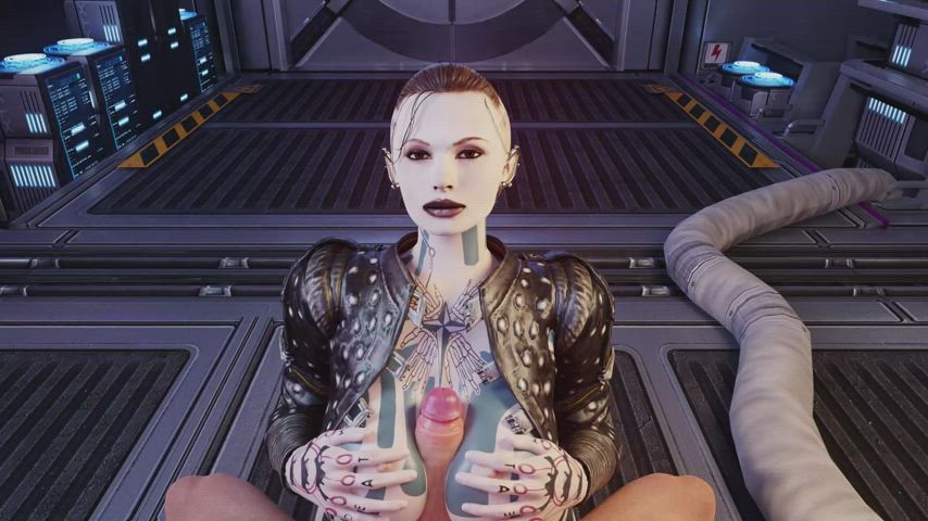 Jack Titfuck (HentaiVR / Tyviania) [Mass Effect] - free porn video
