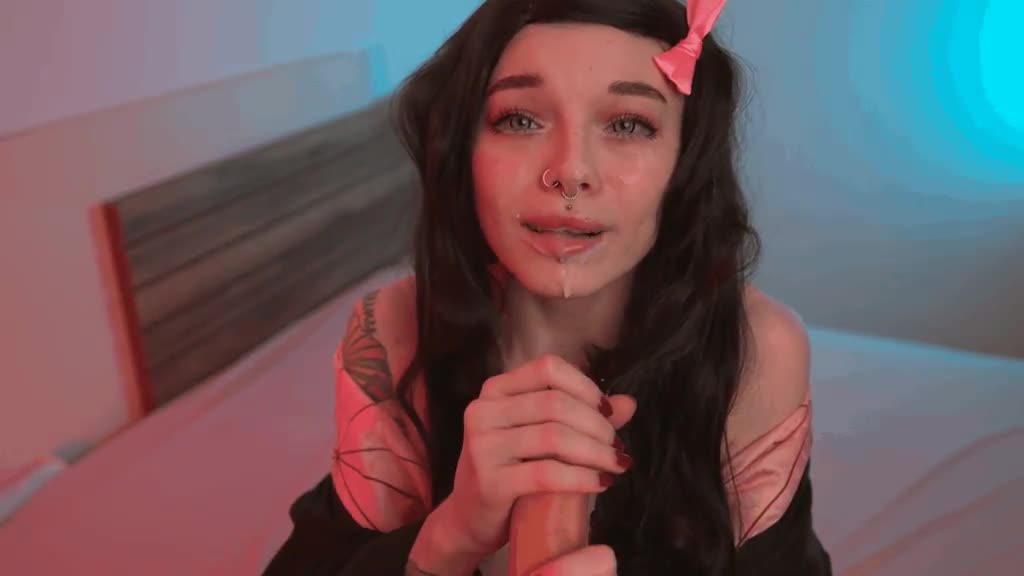 nezuko covered in cum ❤️😘💦 - free porn video