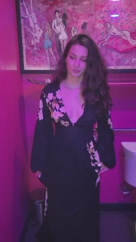 raise your hand if you like to fuck in the club bathroom - free porn video