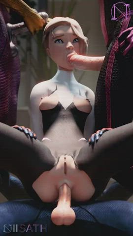 Gwen Stacy - Into the PussyVerse (Niisath) [Spider-Man, Marvel] - free porn video