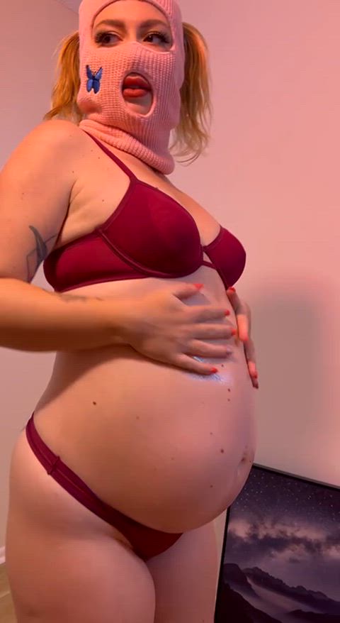 Something about this bump gets me feeling extra naughty - free porn video