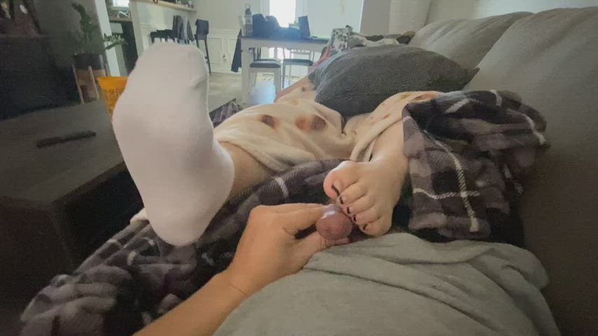 Foot Fetish Footjob Socks Porn GIF by sckedfeet (hope this works) - free porn video