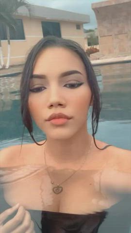 i get horny in the pool too often.. it always ends like this haha, I hope nobody saw me recording this video haha :) - free porn video