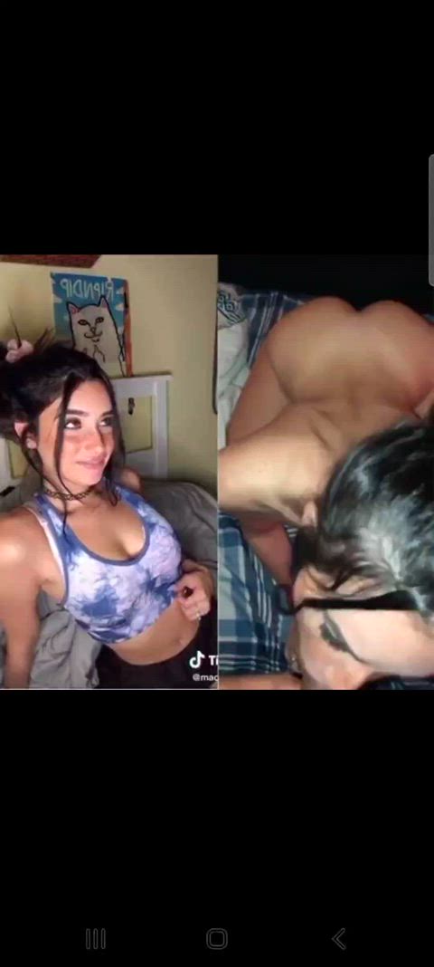What tiktok sees vs what he sees - free porn video