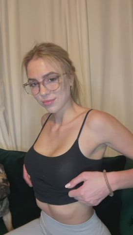 My huge tits love when they are caressed with a tongue and fucked with a dick🍆😛 - free porn video