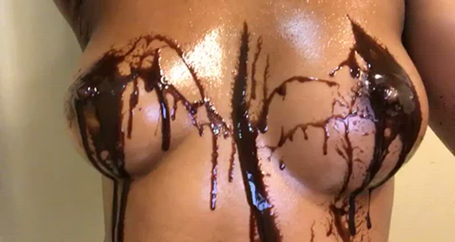 Lick this chocolate off me - free porn video
