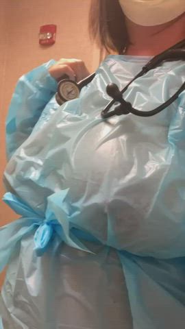 Brunette Curvy NSFW Nurse Porn GIF by travelnurse24 - free porn video